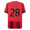 Maglia A.C. Milan Thiaw 28 Prima Divisa 2023-24